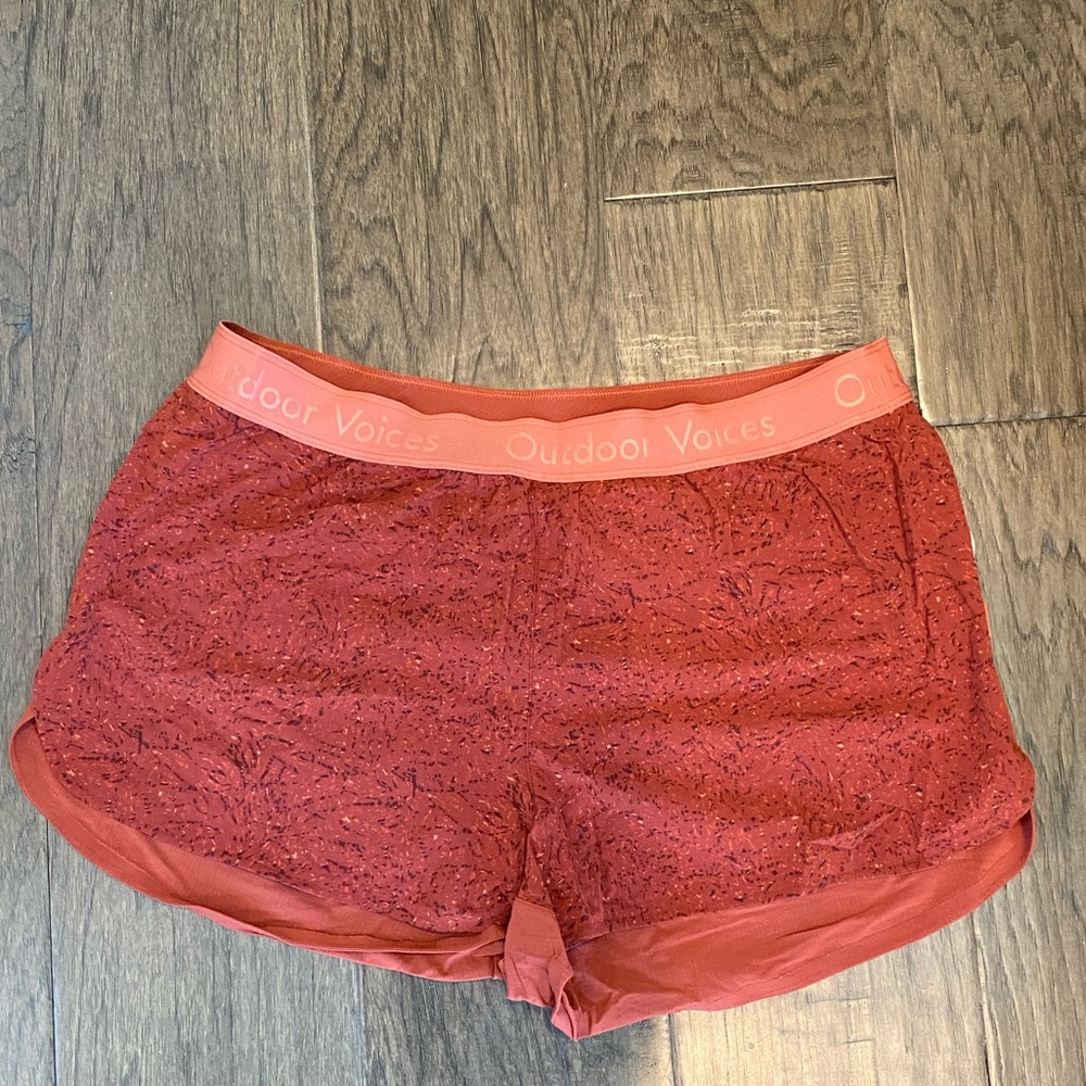 Outdoor Voices Pebbled Running Shorts